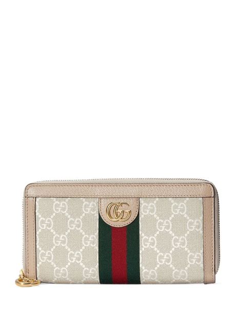 gucci ophidia card wallet|Gucci zip around wallet men's.